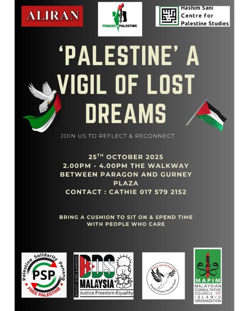 'PALESTINE' A VIGIL OF LOST DREAMS