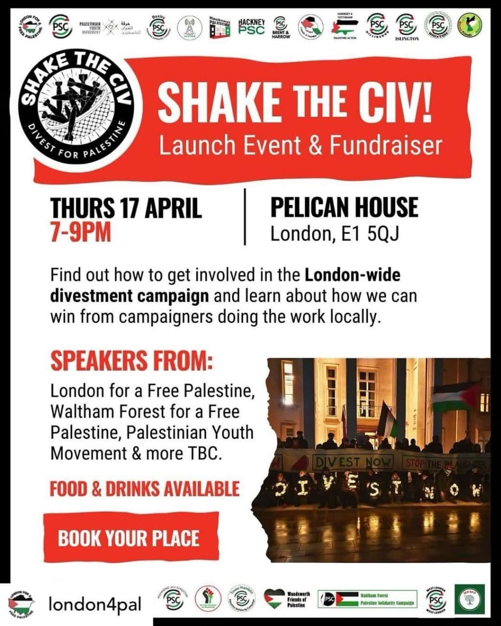 SHAKE THE CIV! Launch Event & Fundraiser