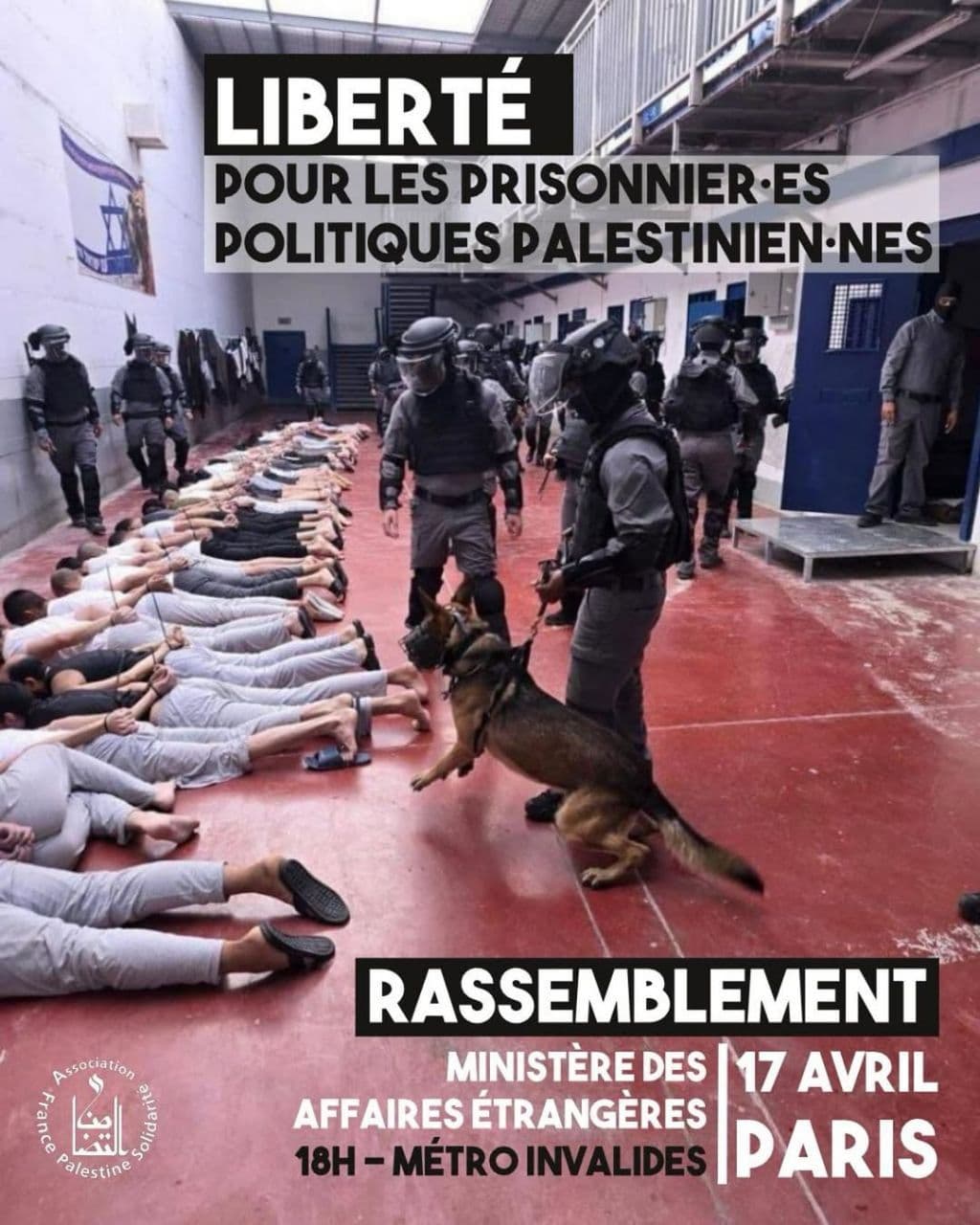 Liberté pour les prisonnier·es politiques palestinien·nes