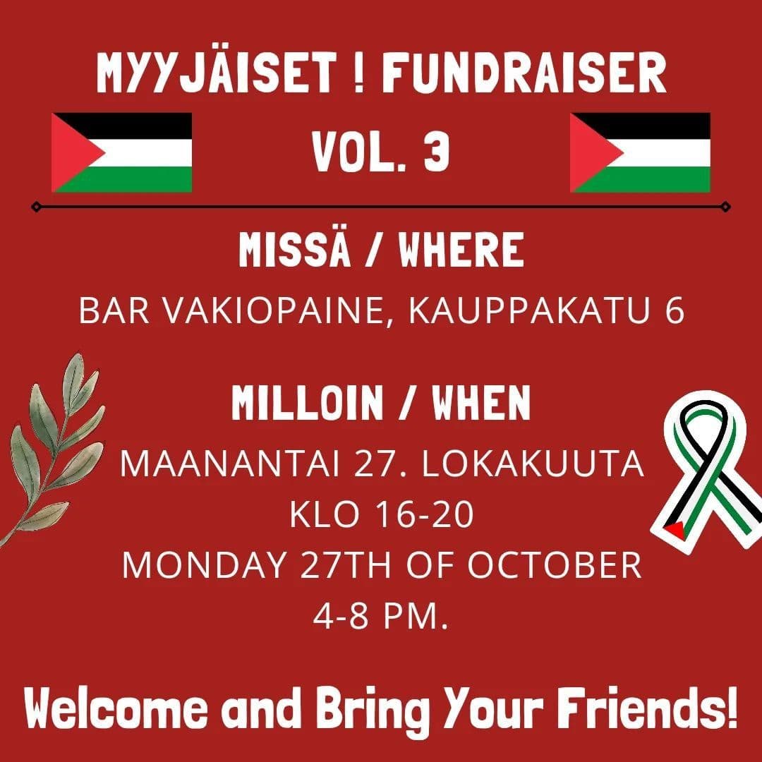 MYYJÄISET ! FUNDRAISER