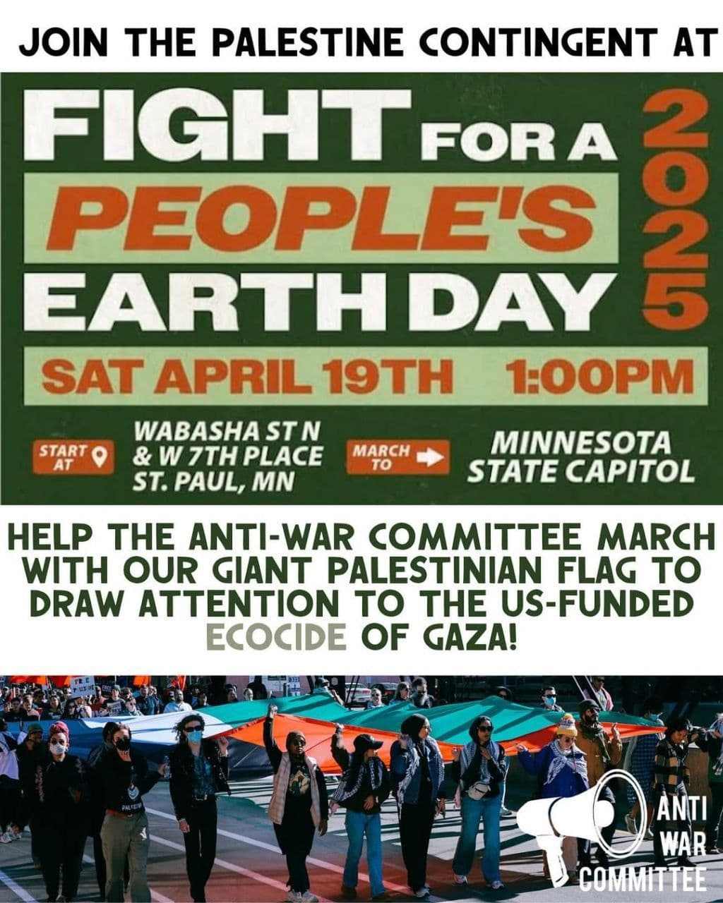 FIGHT FOR A PEOPLE'S EARTH DAY