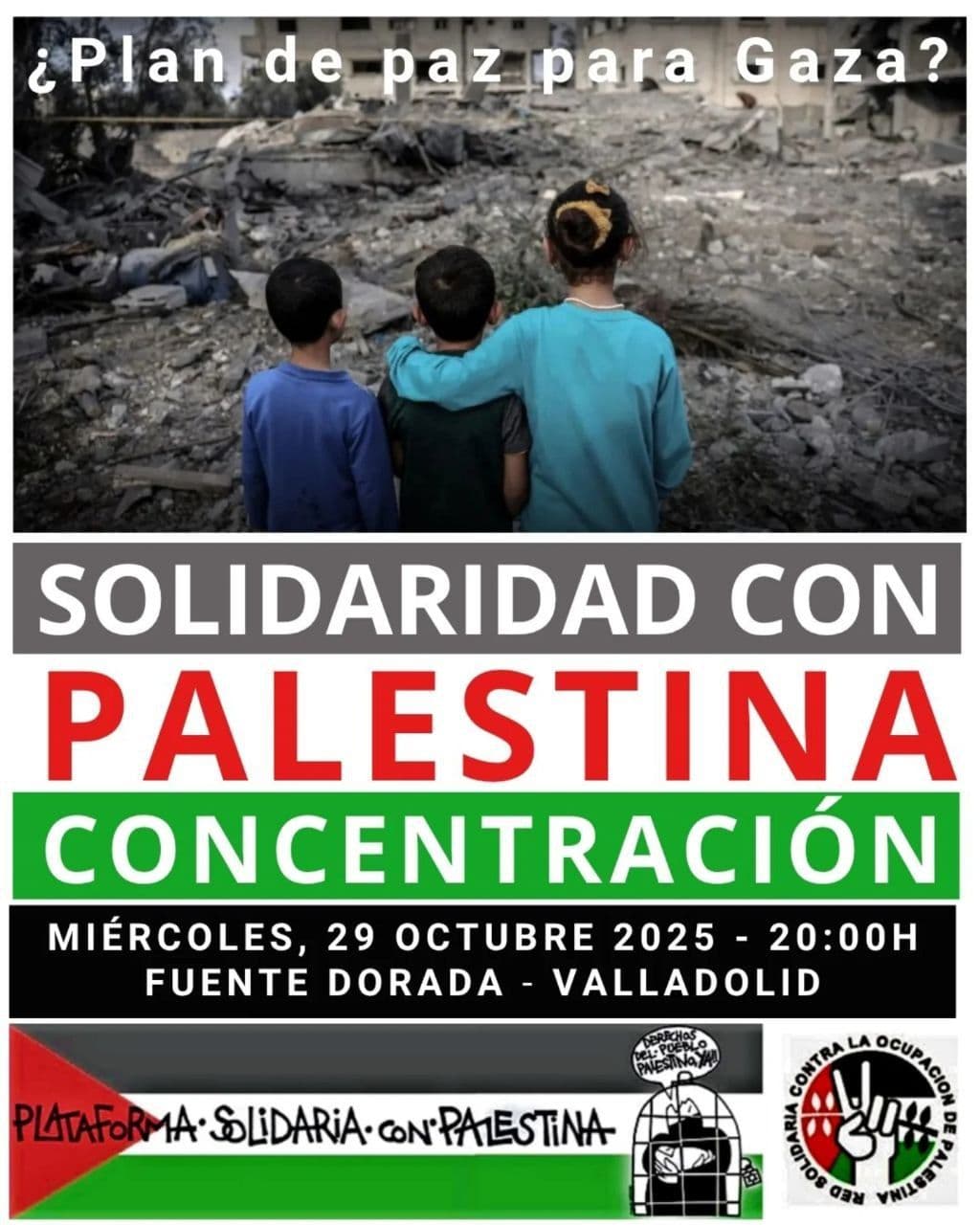 SOLIDARIDAD CON PALESTINA CONCENTRACIÓN
