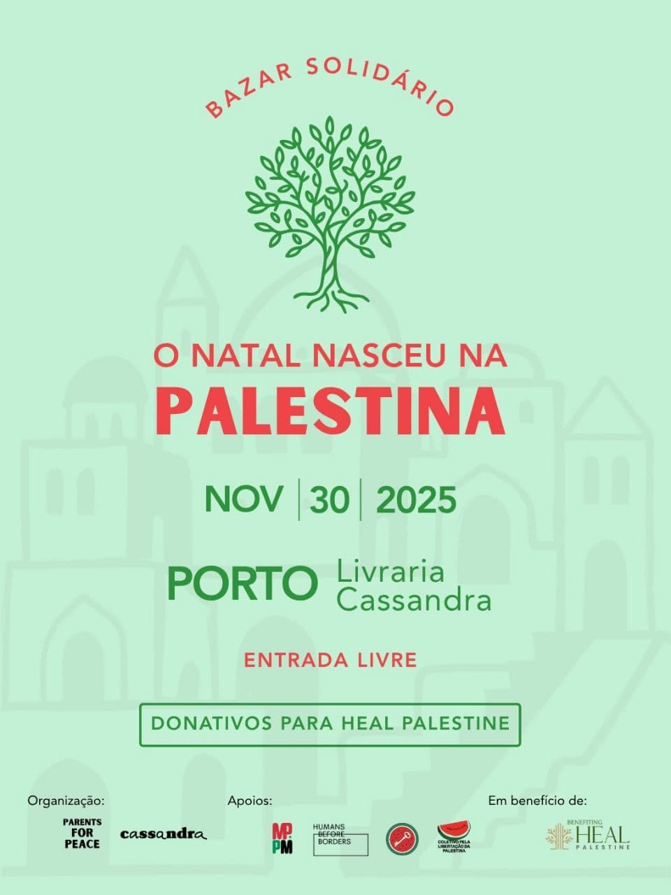 O NATAL NASCEU NA PALESTINA