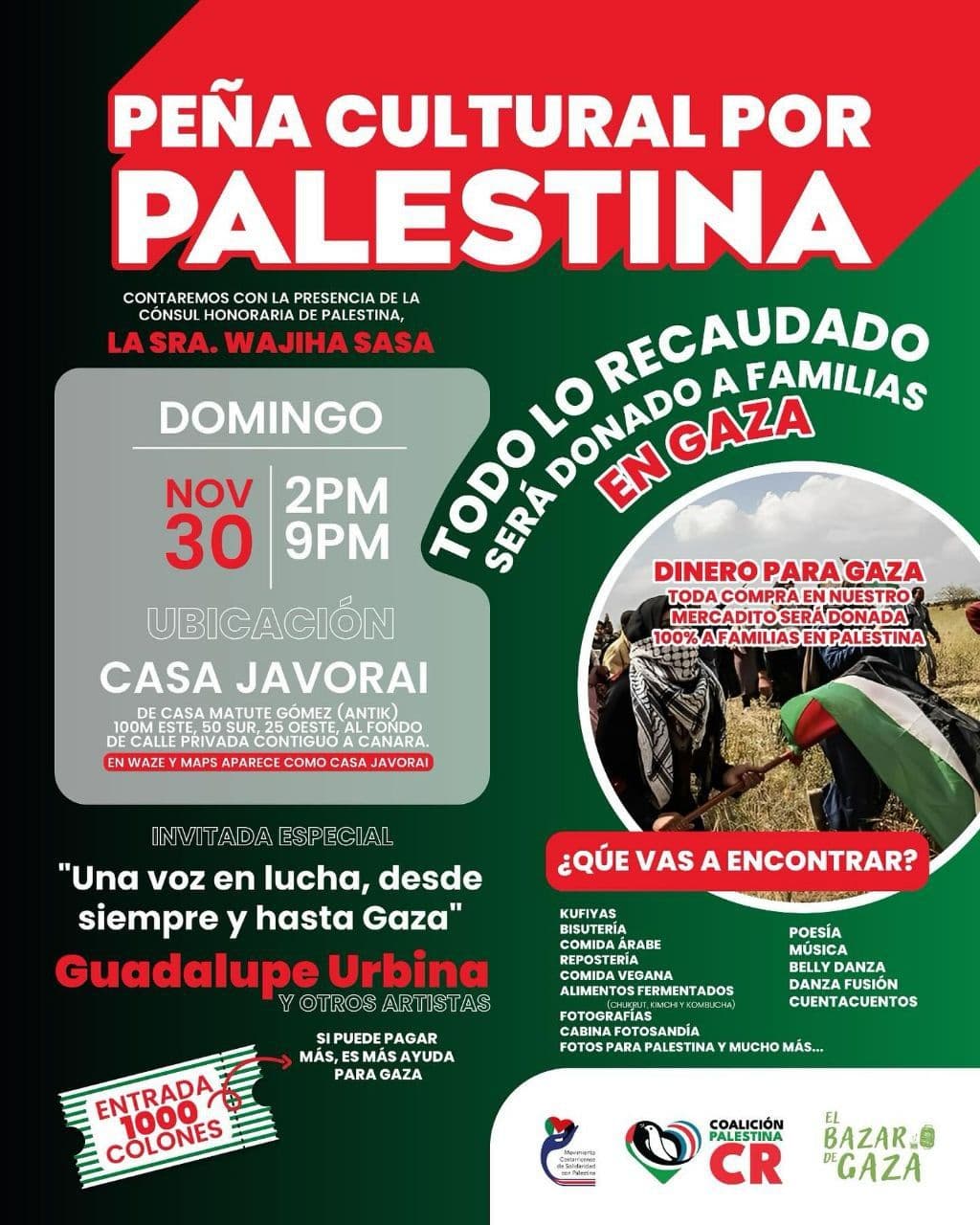 PEÑA CULTURAL POR PALESTINA