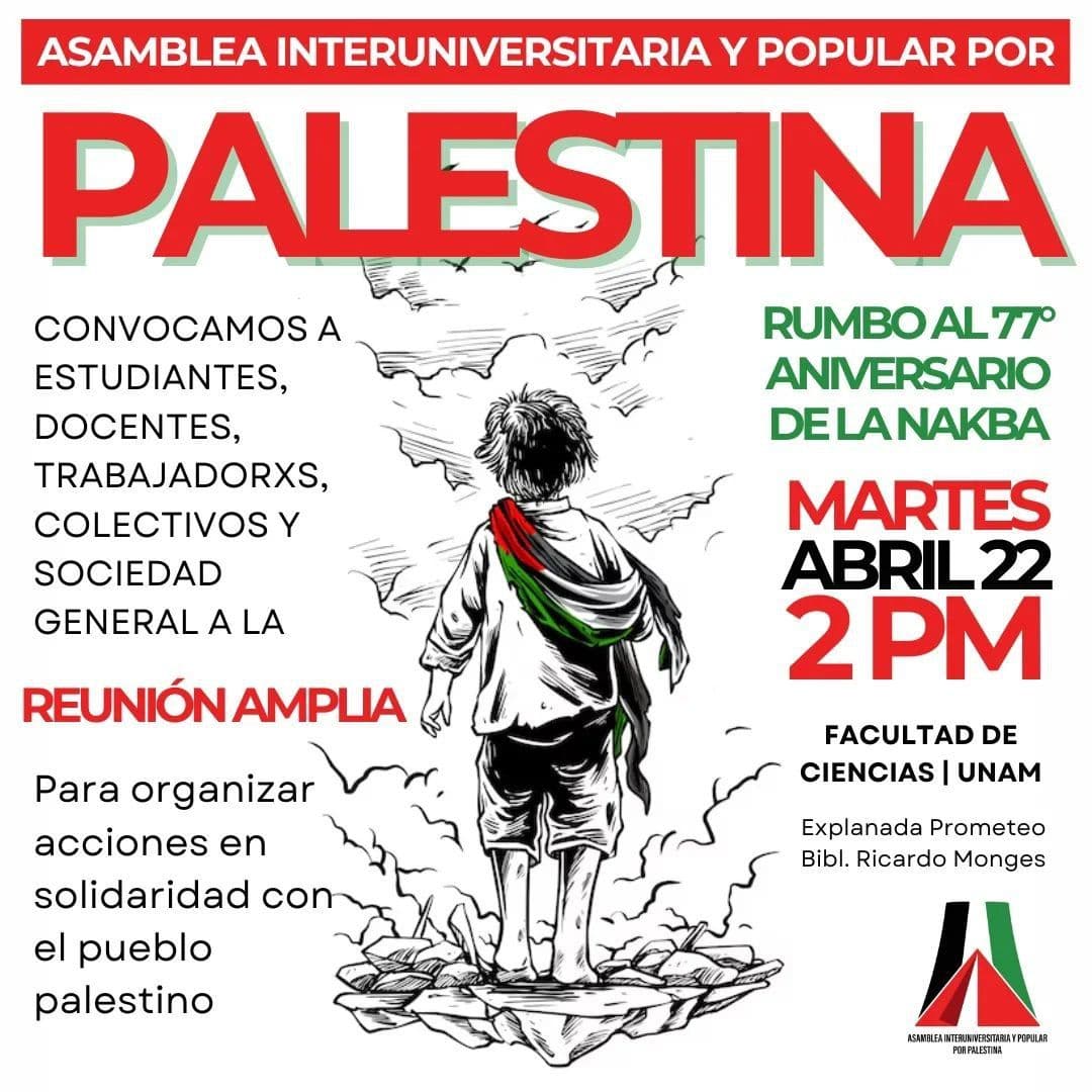 ASAMBLEA INTERUNIVERSITARIA Y POPULAR POR PALESTINA