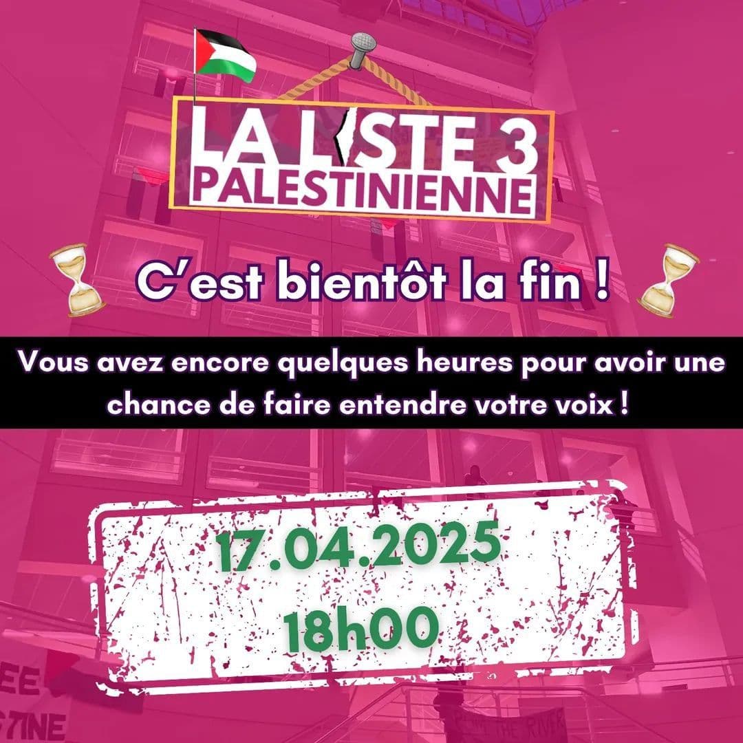 C'est bientôt la fin !