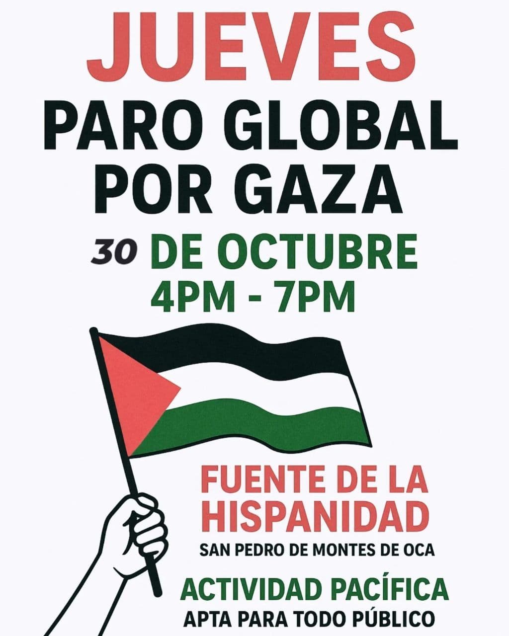 JUEVES PARO GLOBAL POR GAZA