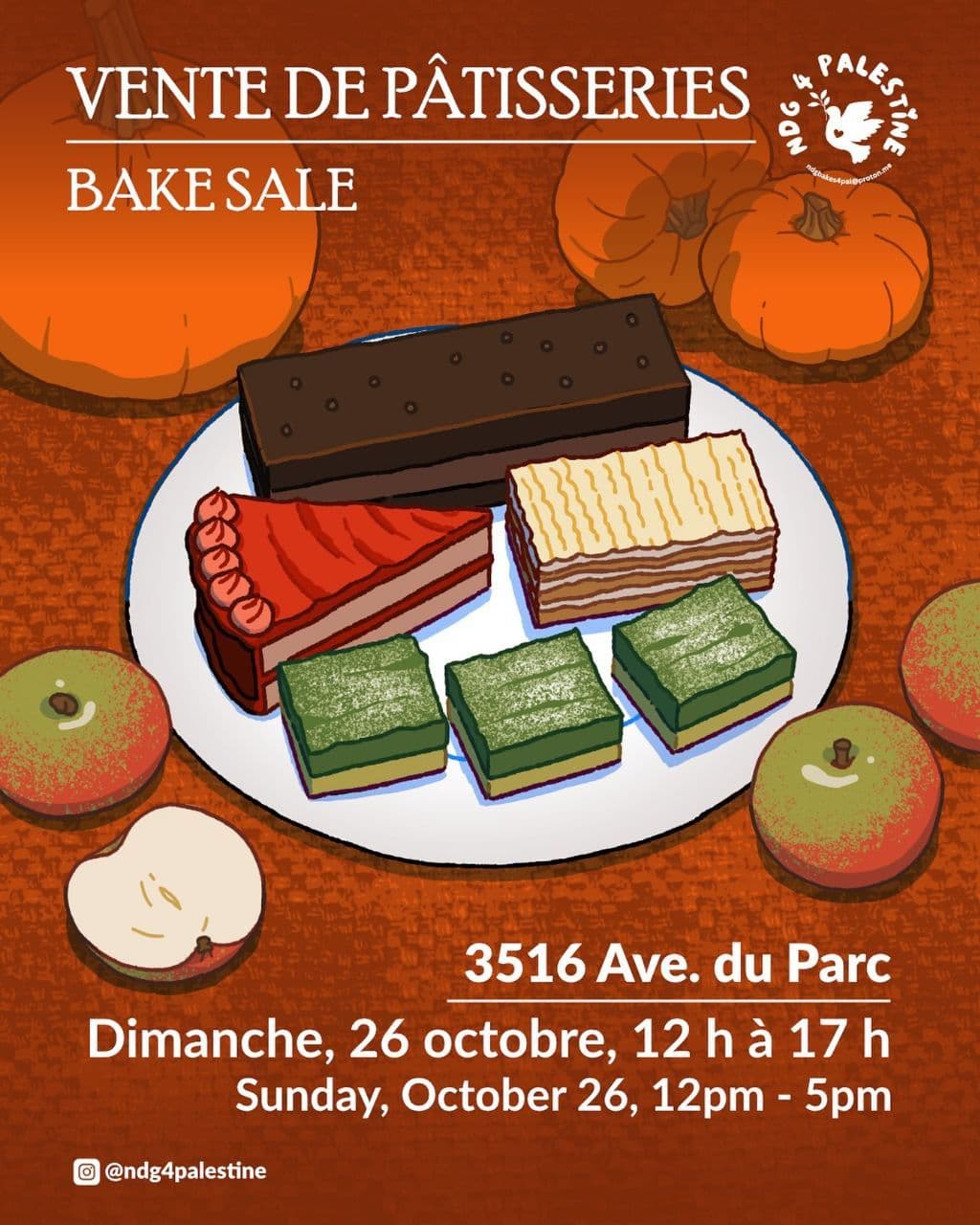 VENTE DE PÂTISSERIES