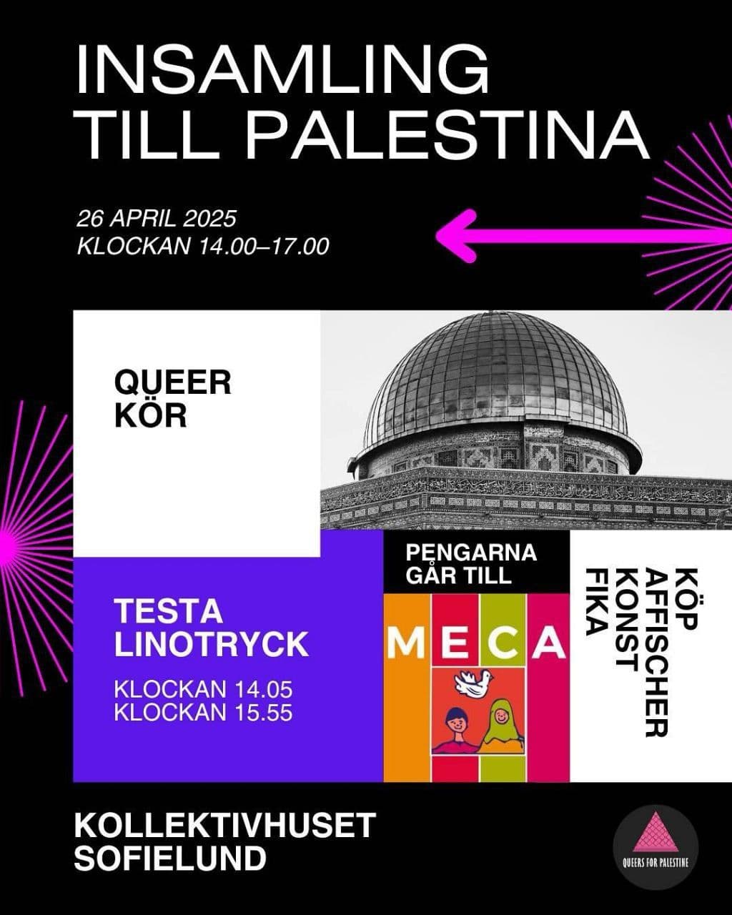 INSAMLING TILL PALESTINA