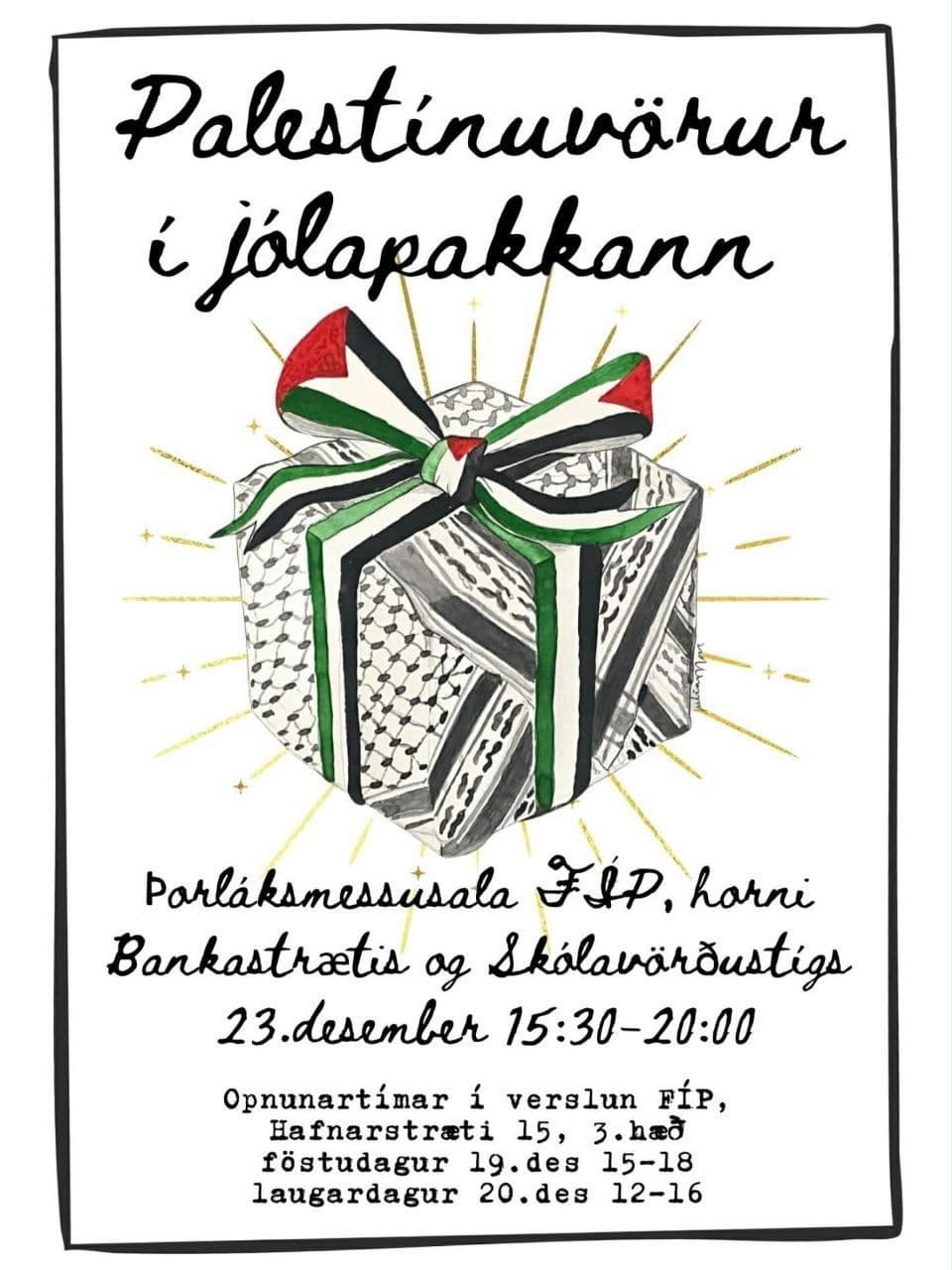 Palestinumärur i jalapakkann