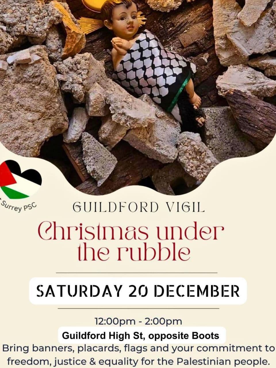 Christmas under the rubble