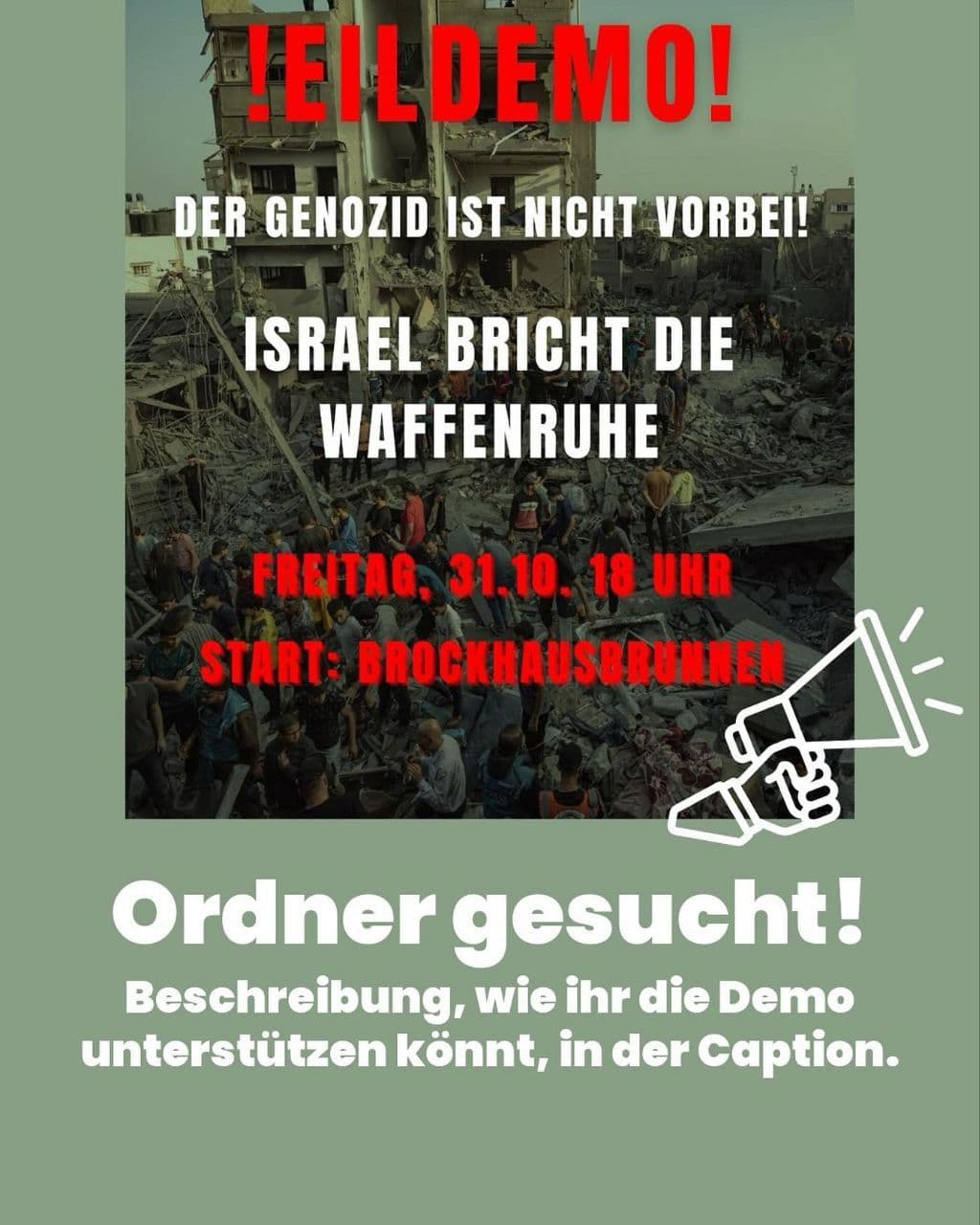 ISRAEL BRICHT DIE WAFFENRUHE