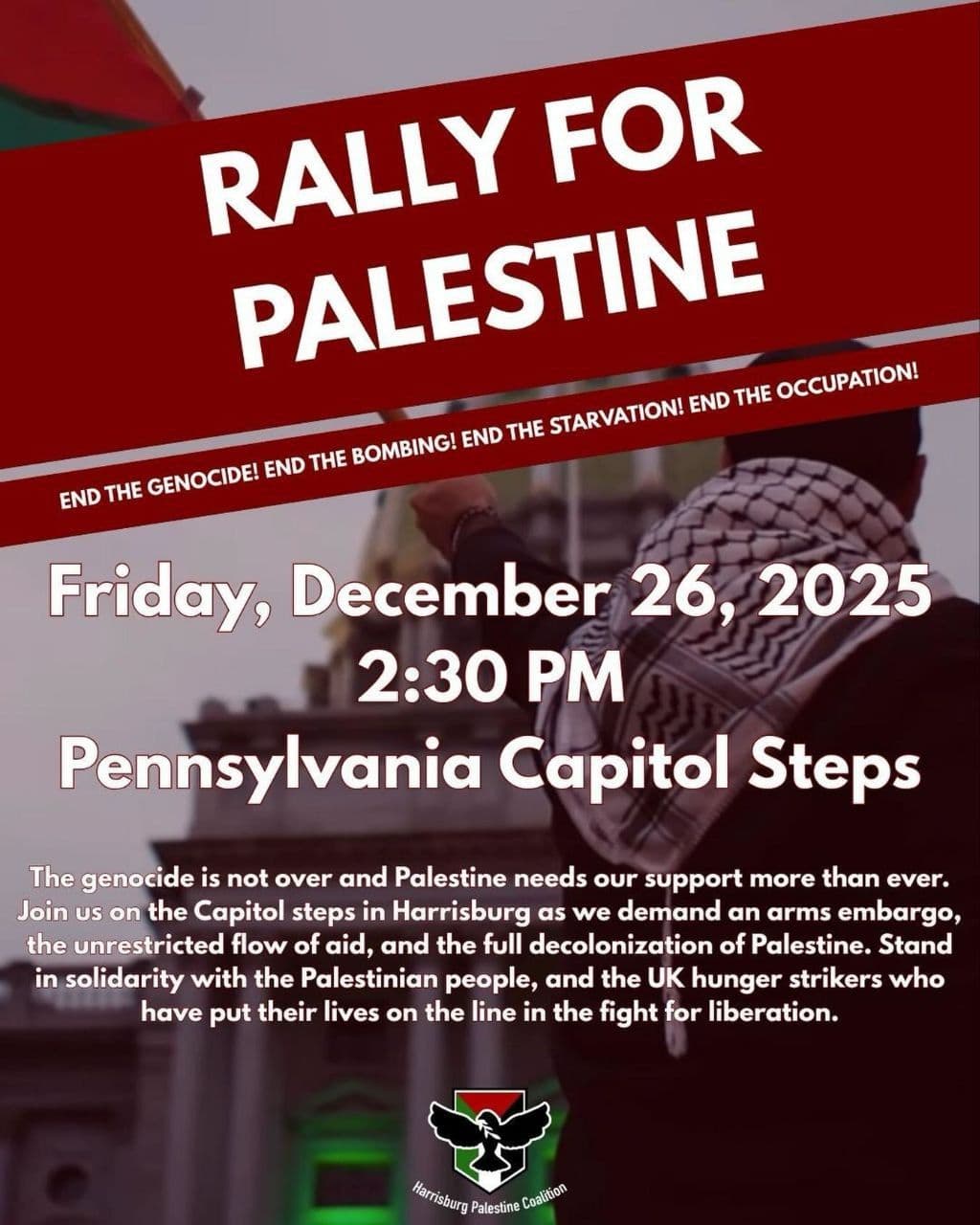 RALLY FOR PALESTINE