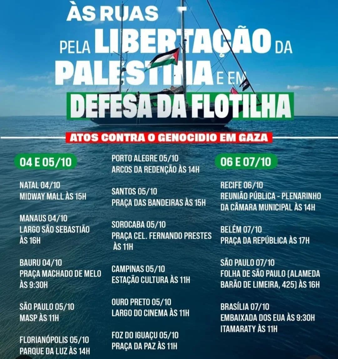 Às Ruas pela libertação da PALESTINA / Ouro Preto