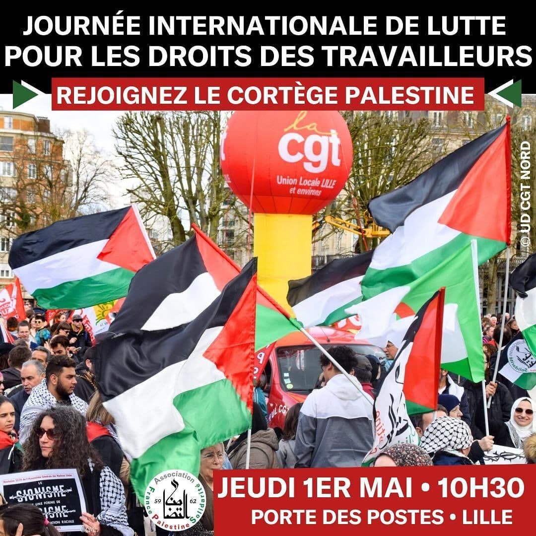 REJOIGNEZ LE CORTÈGE PALESTINE