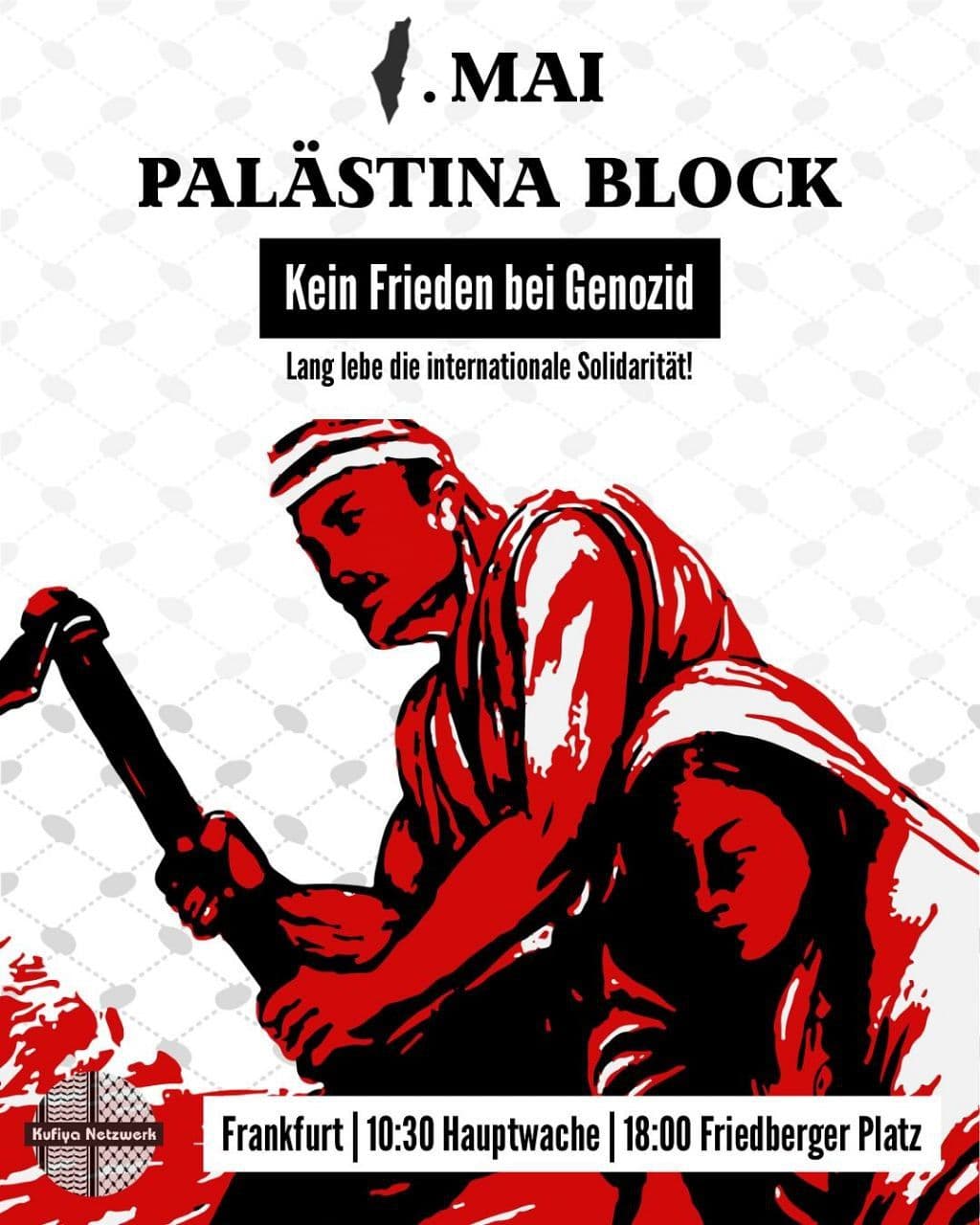 1. MAI PALÄSTINA BLOCK