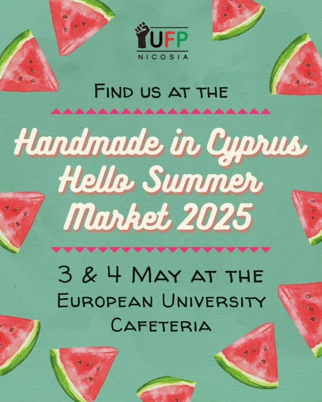 Handmade in Cyprus Hello Summer Market 2025