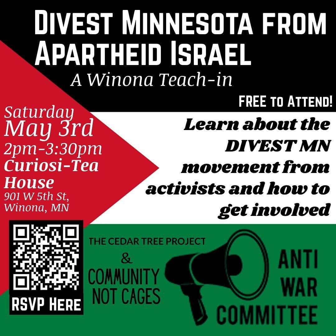 DIVEST MINNESOTA FROM APARTHEID ISRAEL