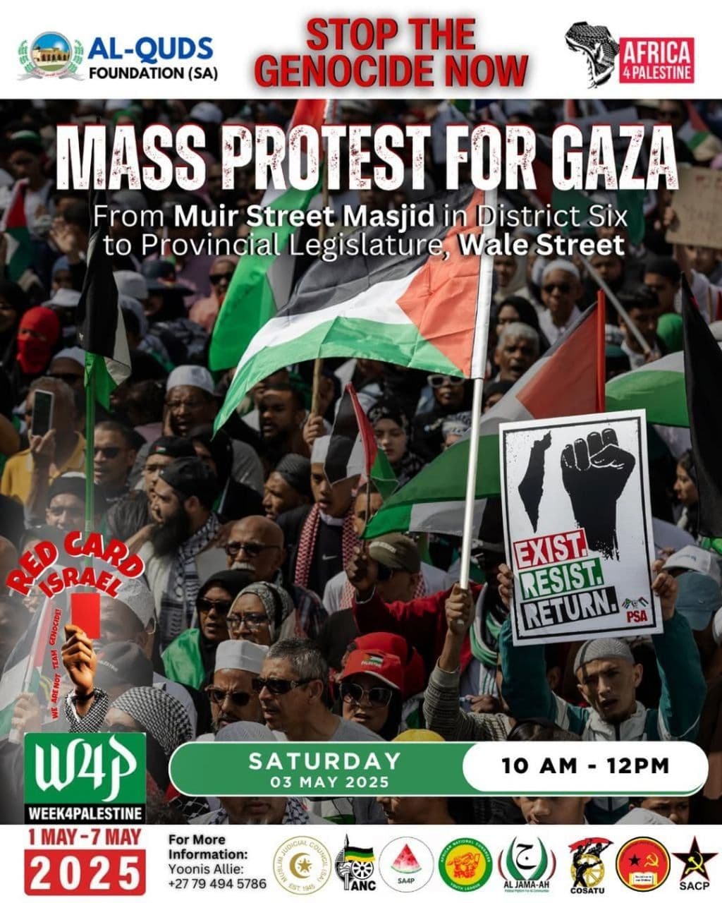 MASS PROTEST FOR GAZA
