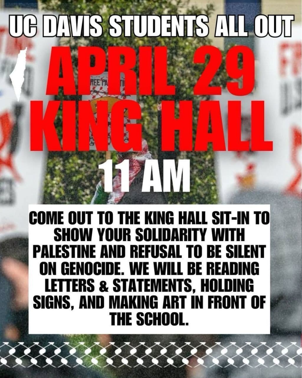 UC DAVIS STUDENTS ALL OUT