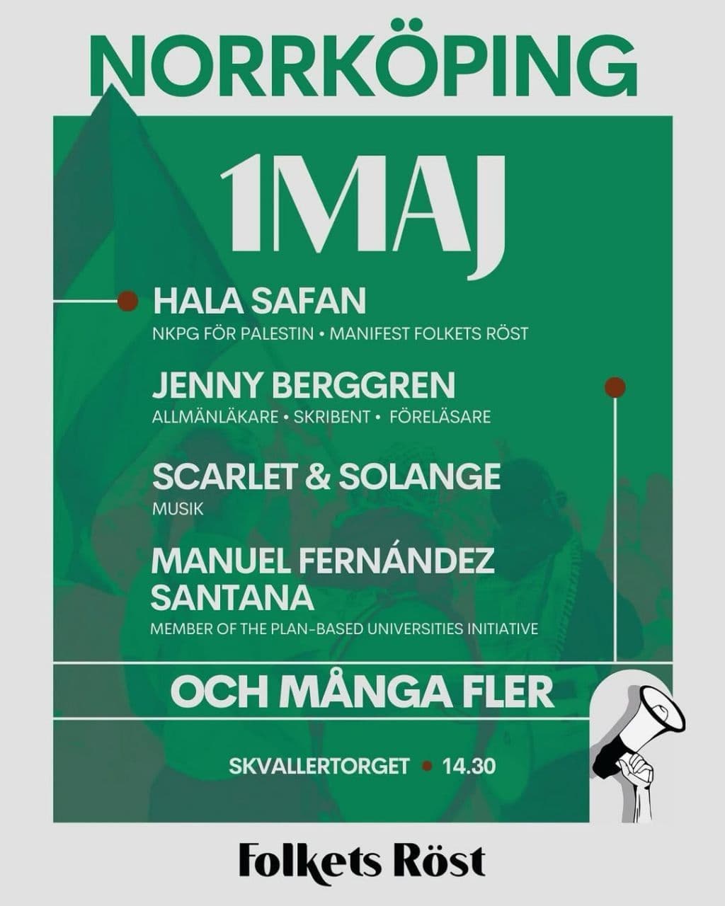Redo för en annorlunda 1 maj i Norrköping?
