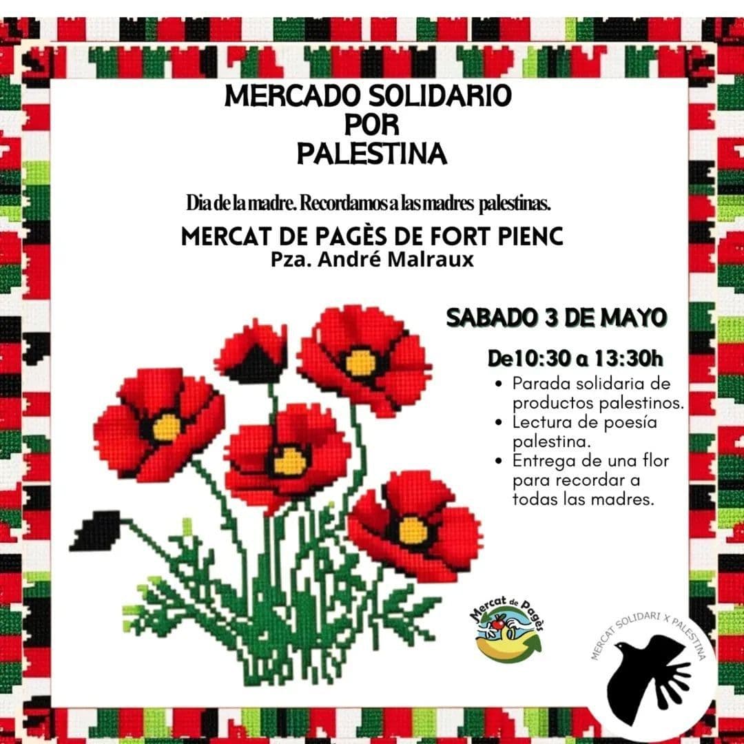 MERCADO SOLIDARIO POR PALESTINA