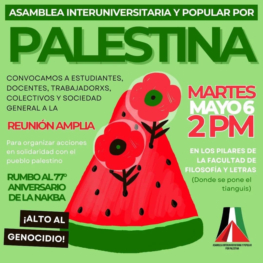 ASAMBLEA INTERUNIVERSITARIA Y POPULAR POR PALESTINA