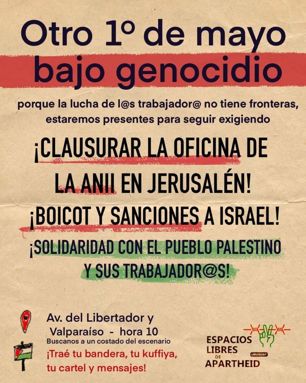 ¡CLAUSURAR LA OFICINA DE LA ANII EN JERUSALÉN!