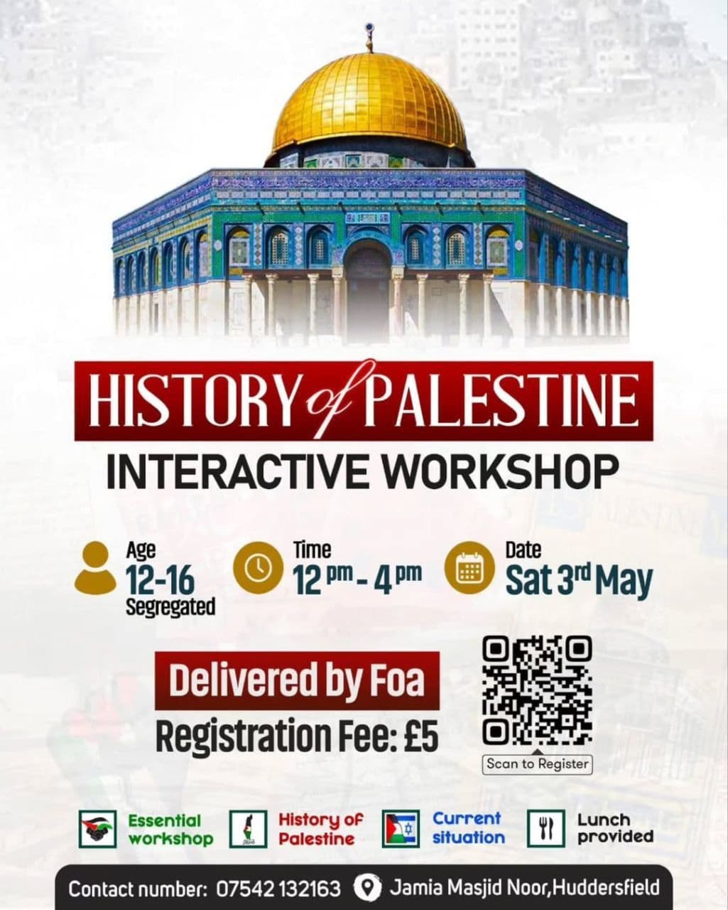 HISTORY OF PALESTINE INTERACTIVE WORKSHOP