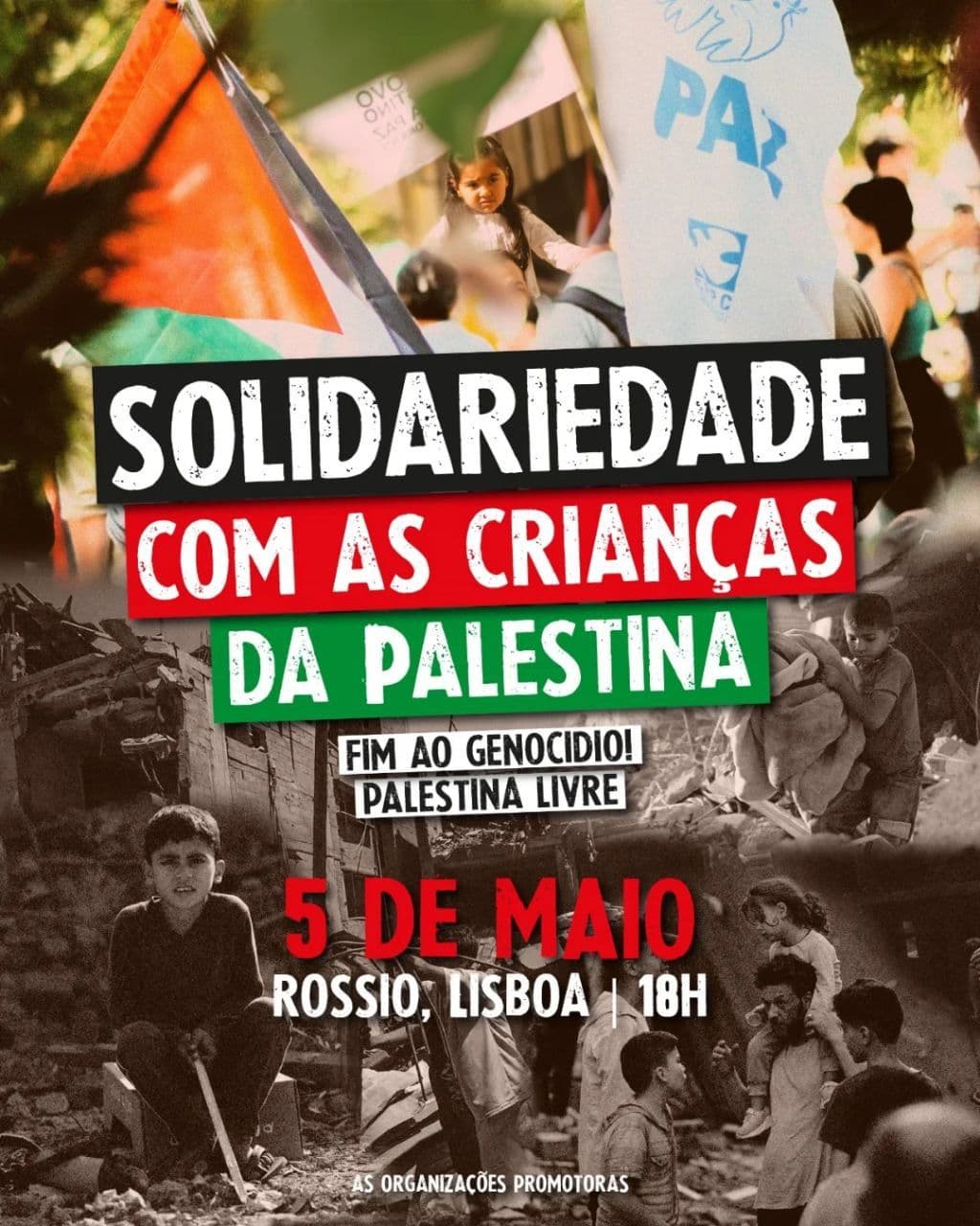 SOLIDARIEDADE COM AS CRIANÇAS DA PALESTINA