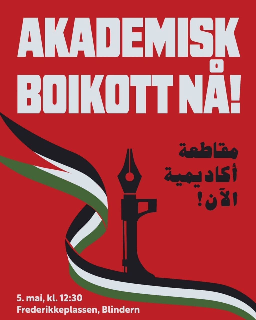 AKADEMISK BOIKOTTNÅ!