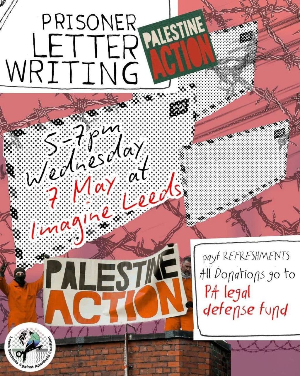 PRISONER LETTER PALESTINE WRITING