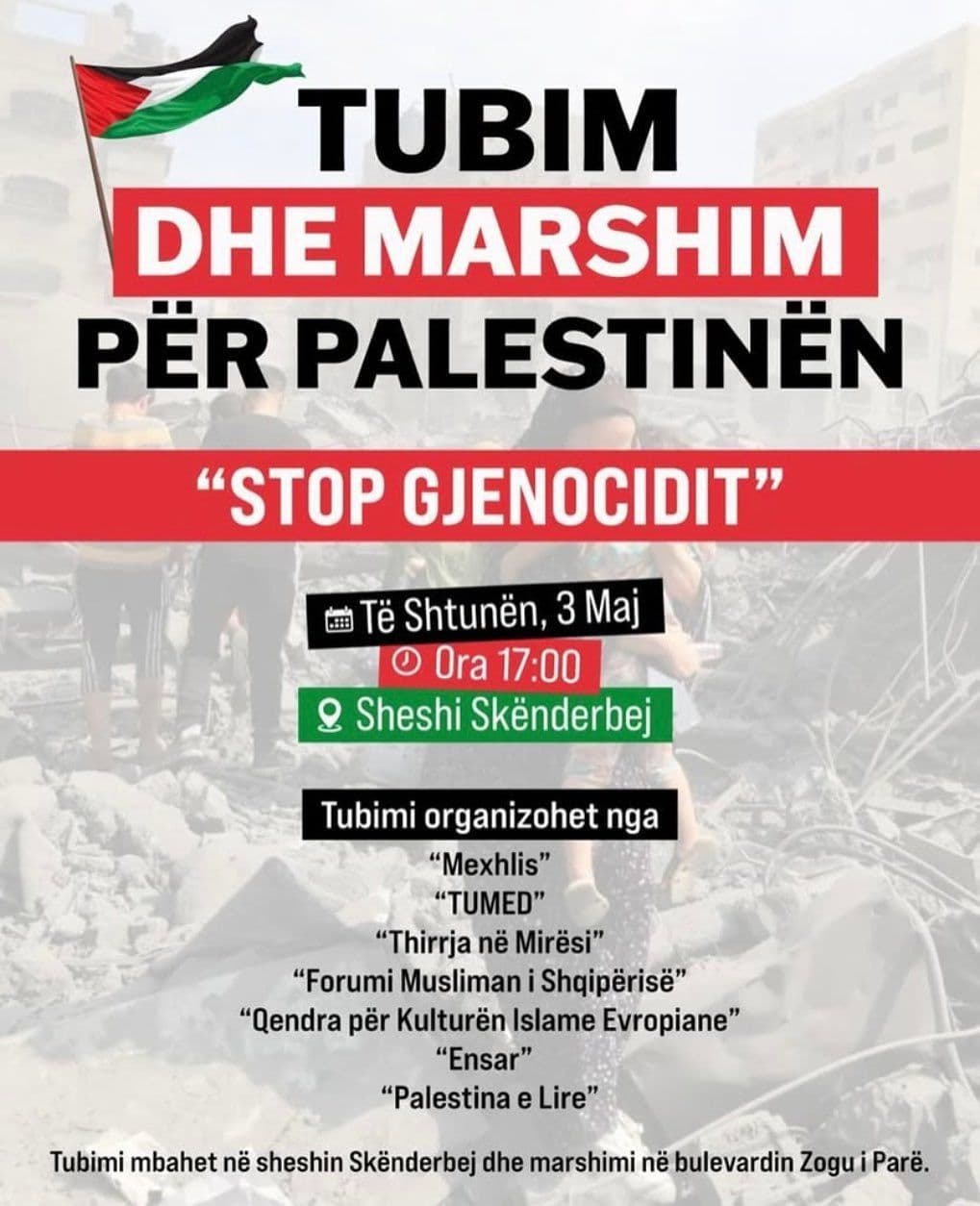 TUBIM DHE MARSHIM PËR PALESTINËN