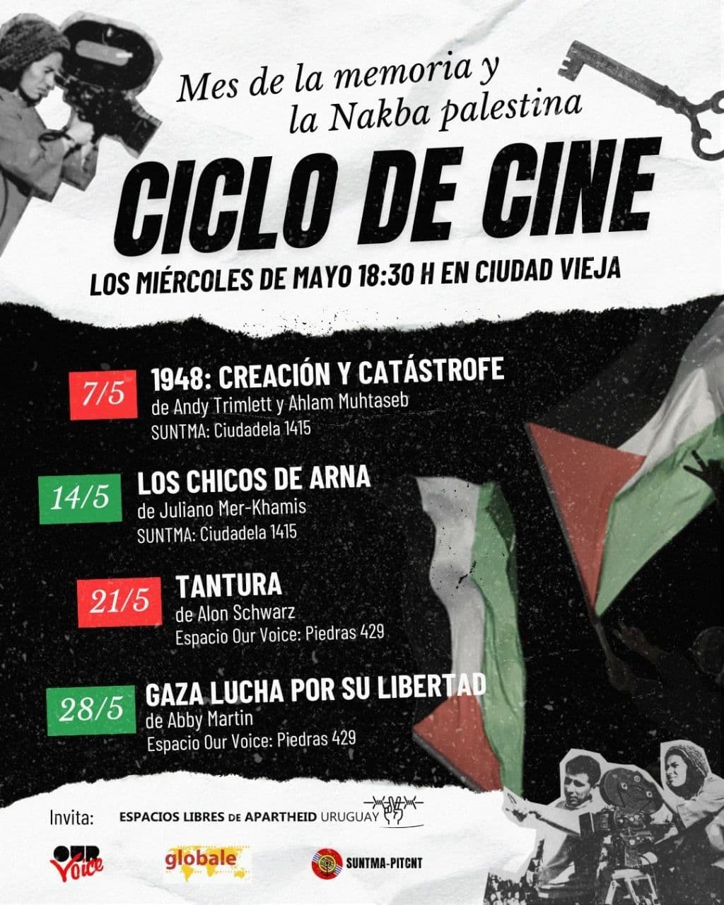CICLO DE CINE (SUNTMA: Ciudadela 1415)