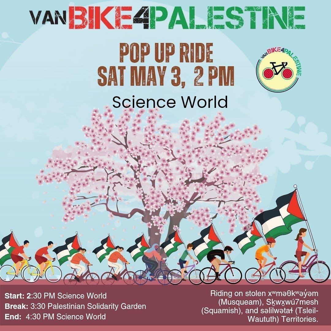 VAN BIKE 4 PALESTINE
