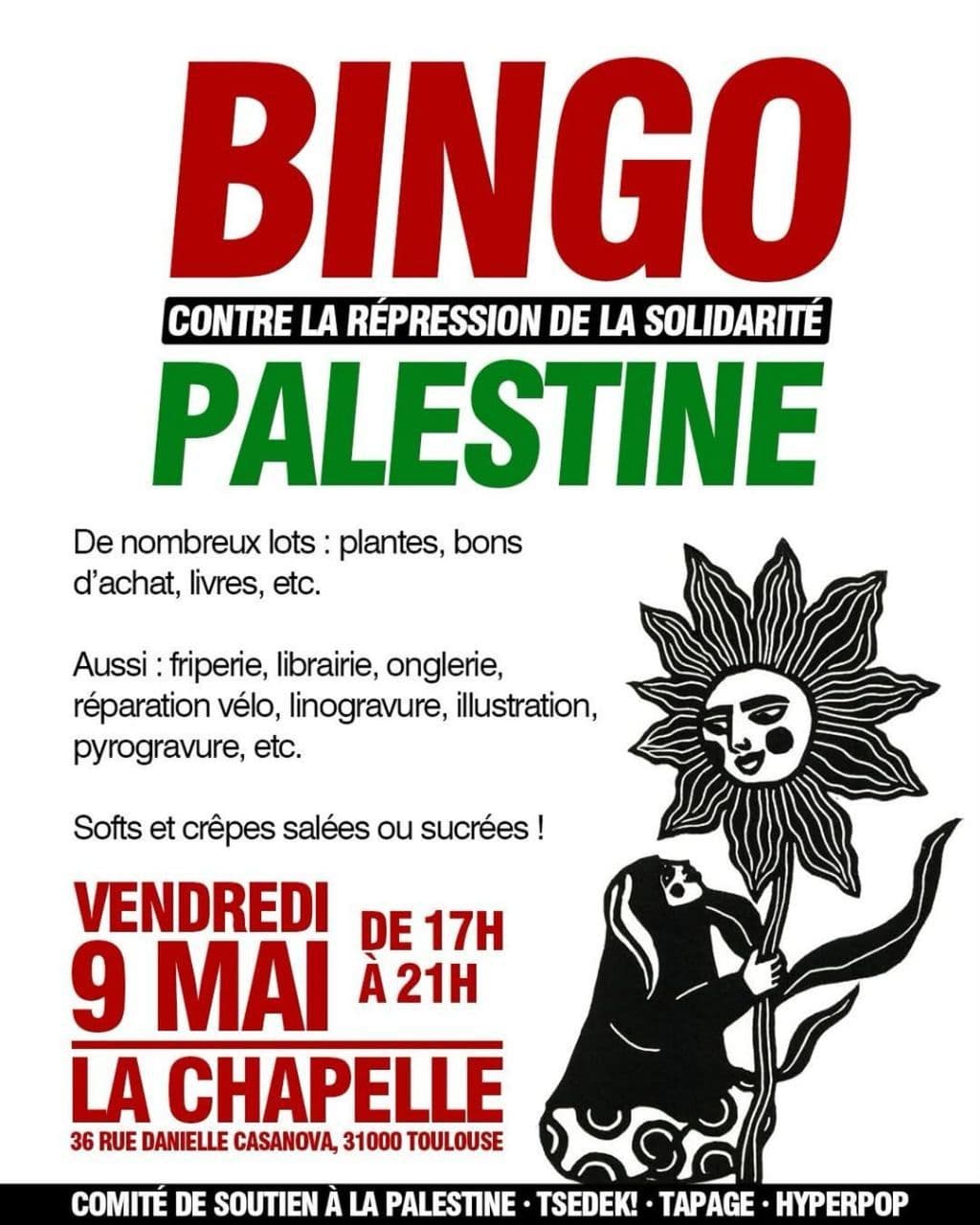BINGO POUR LA PALESTINE