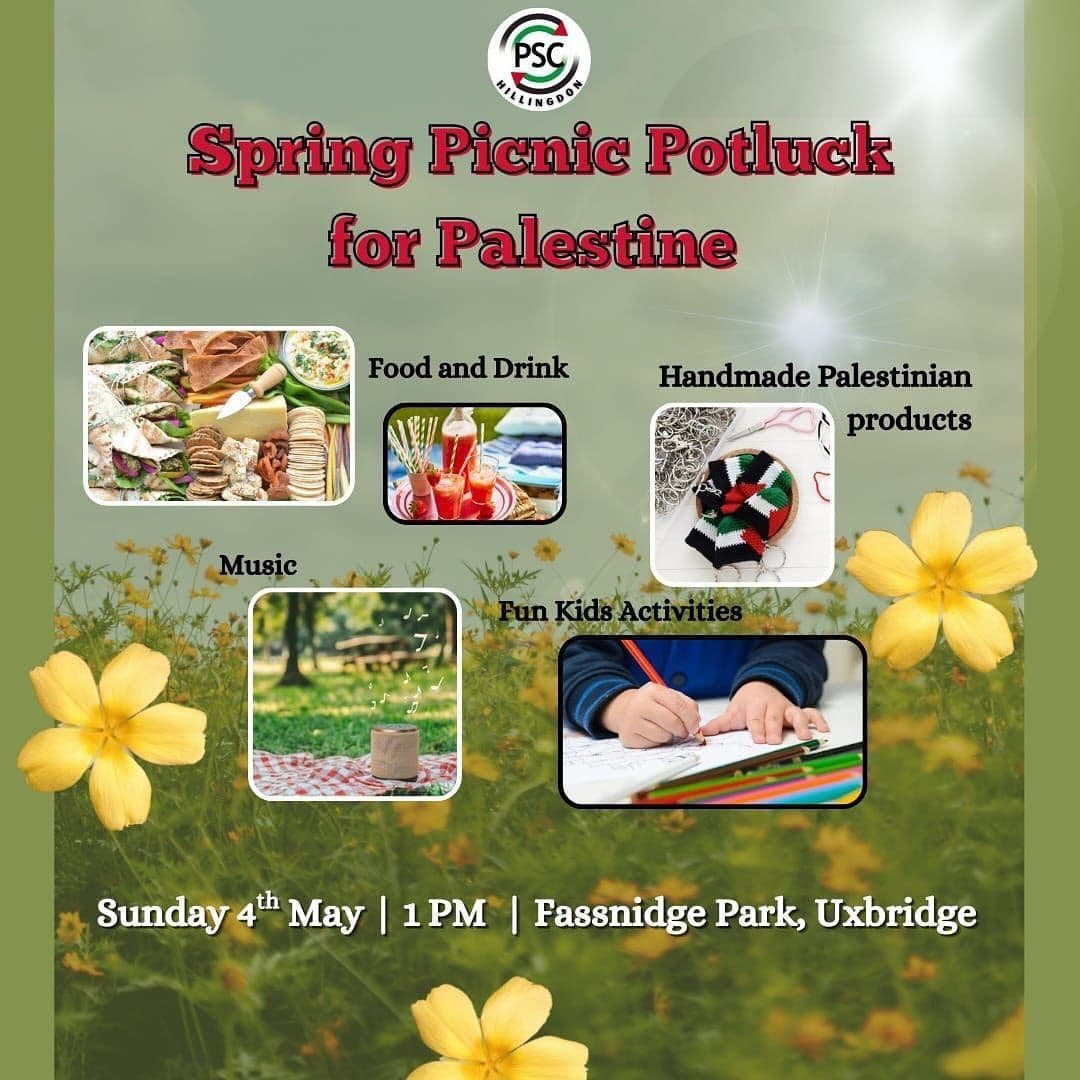 Spring Picnic Potluck for Palestine