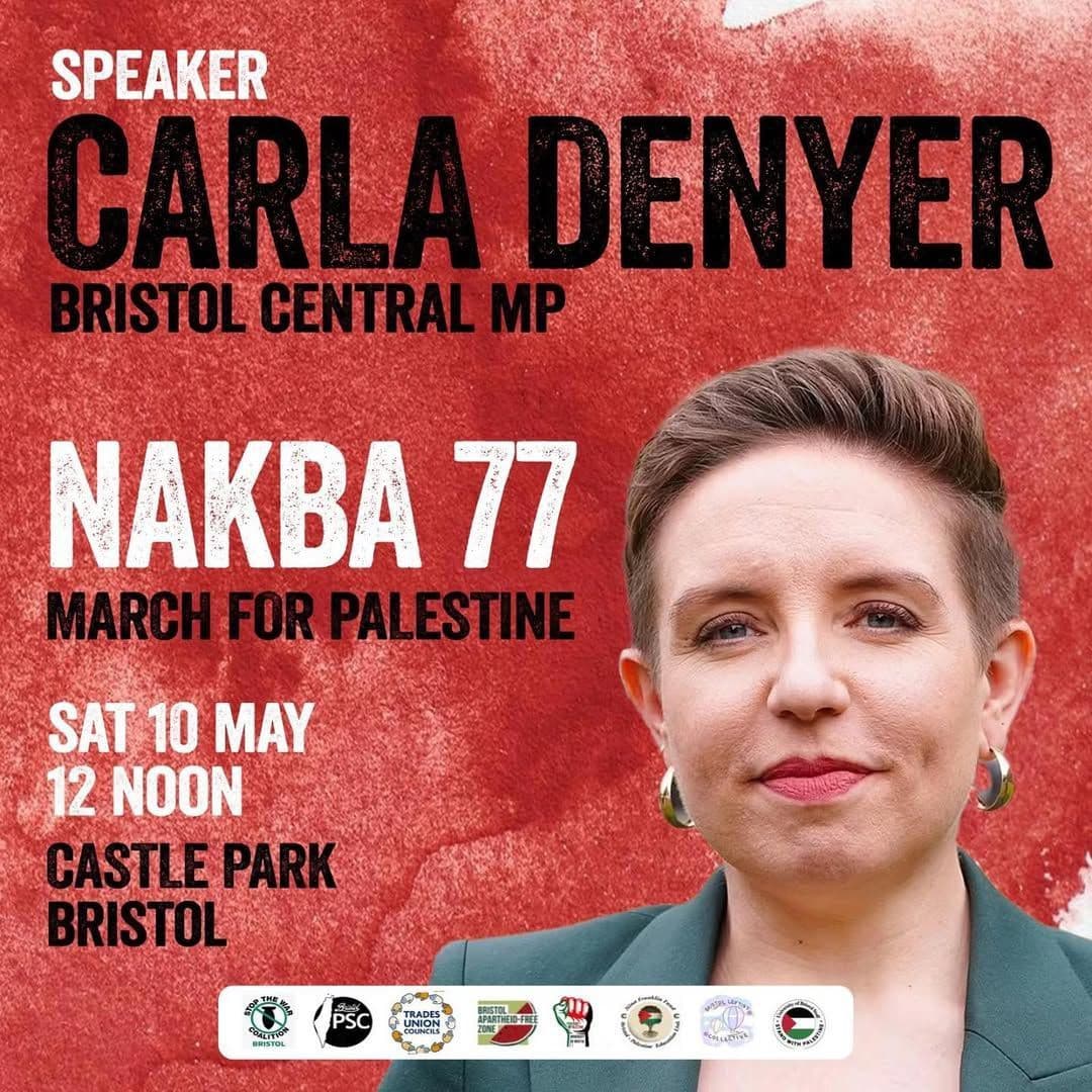 BRISTOL NAKBA 77 MARCH & RALLY