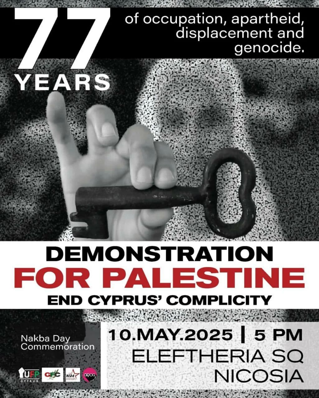 NAKBA DAY – DEMONSTRATION FOR PALESTINE!