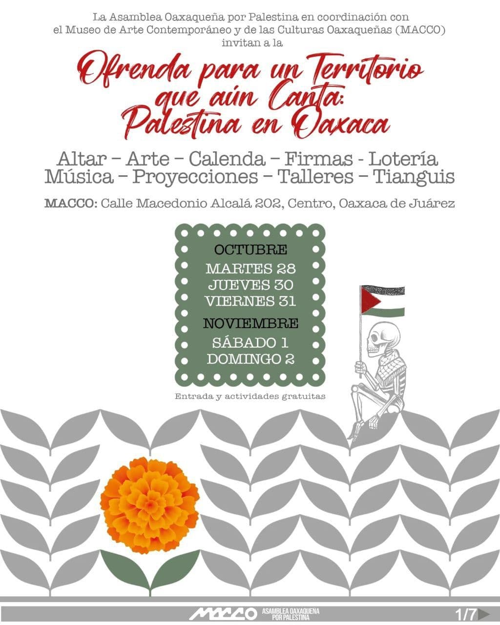 Arte, memoria y dignidad para un pueblo que resiste.