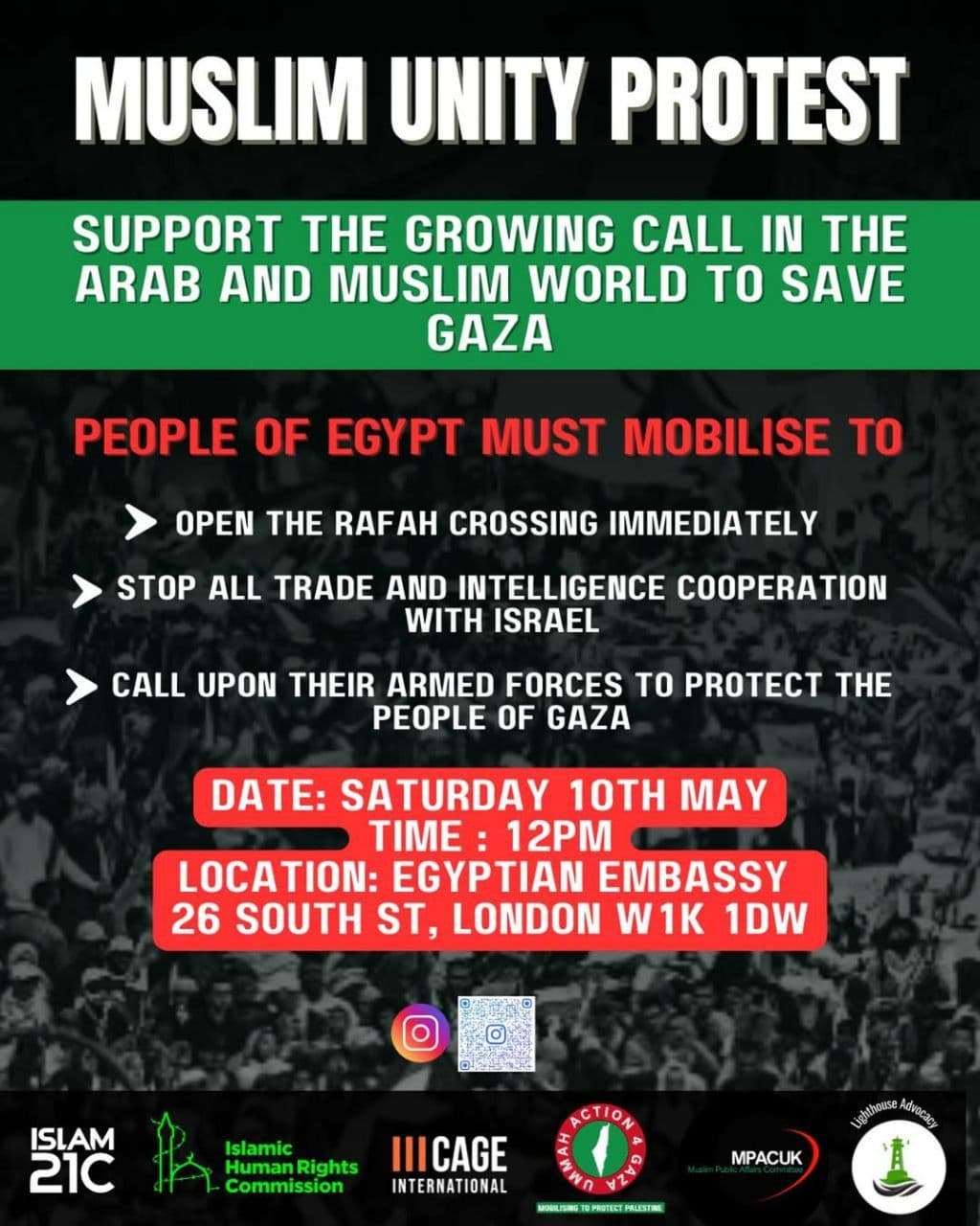 MUSLIM UNITY PROTEST