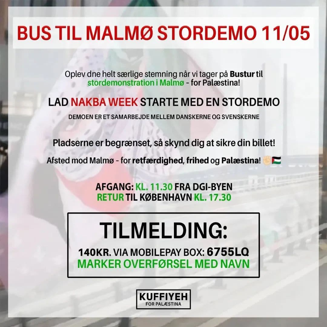 LAD NAKBA WEEK STARTE MED EN STORDEMO
