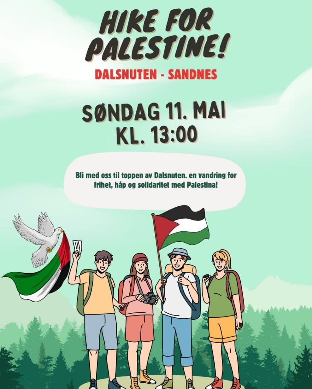 HIKE FOR PALESTINE!