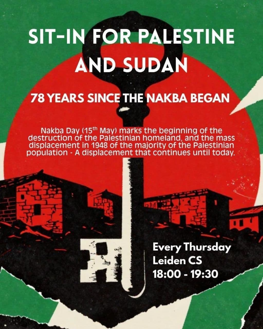 SIT-IN FOR PALESTINE AND SUDAN
