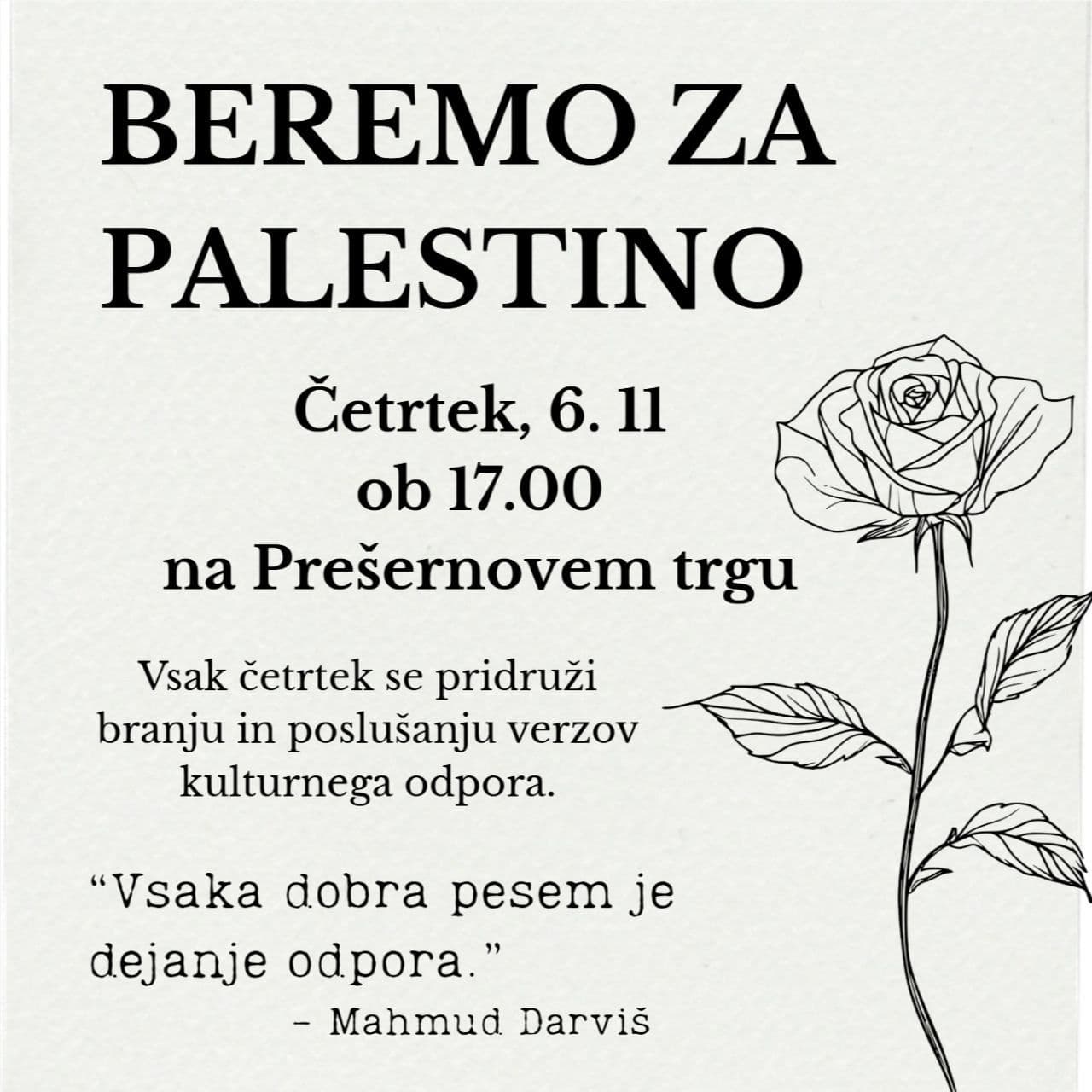 BEREMO ZA PALESTINO