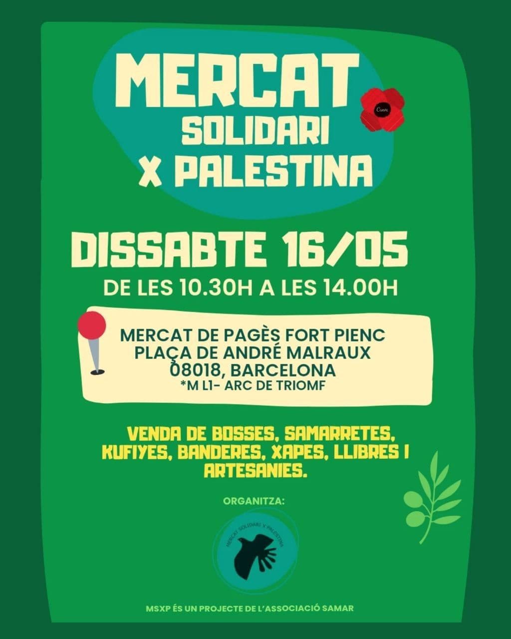 MERCAT SOLIDARI X PALESTINA