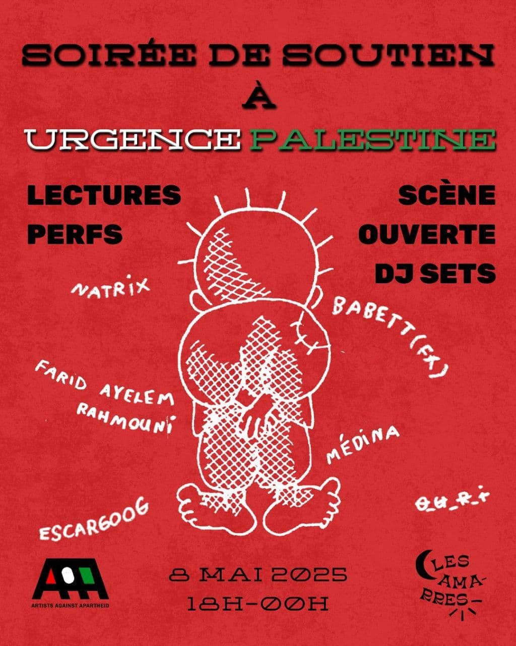 SOIRÉE DE SOUTIEN À URGENCE PALESTINE