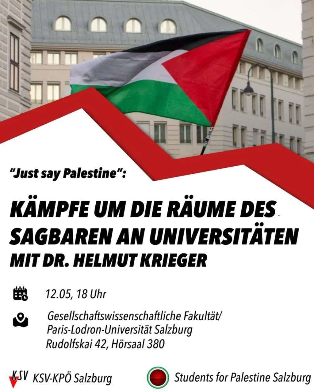 KÄMPFE UM DIE RÄUME DES SAGBAREN AN UNIVERSITÄTEN
