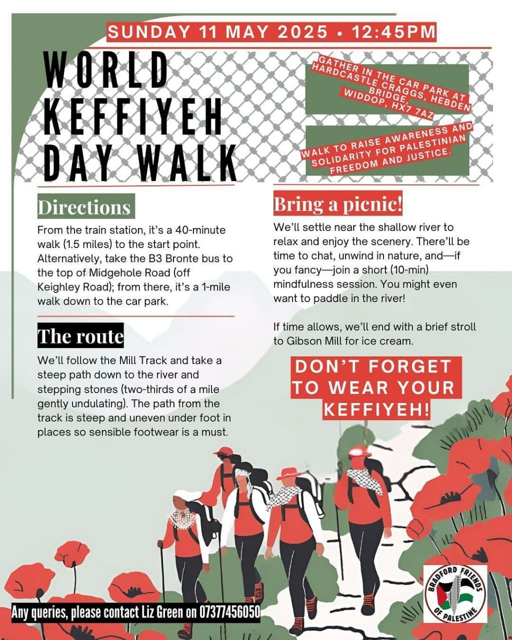 World Keffiyeh Day Walk