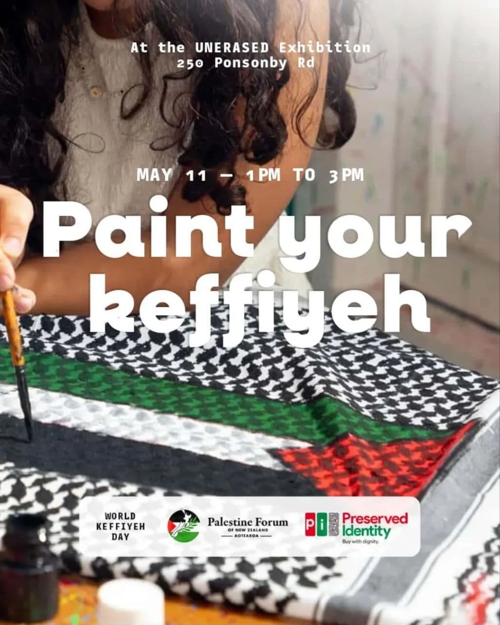 Paint your keffiyeh